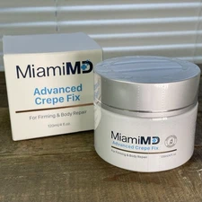 120ml 4oz ~ Miami MD Advanced Crepe Fix Cream Firming Body Repair ~ NEW SEALED
