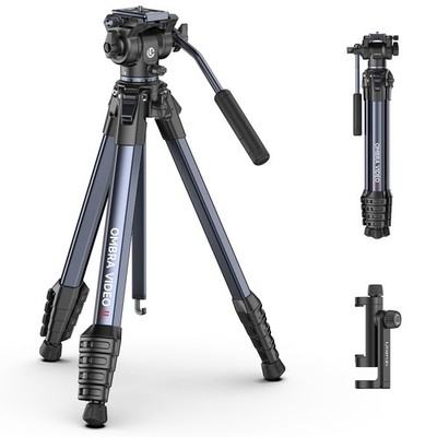 Ulanzi OMBRA II Foldable Travel Video Tripod with Ball Head & Phone Clamp