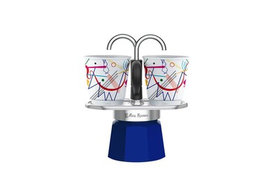 Bialetti Mini Express Kandisky, Tasse + 2 Likörgläser, Kaffeemaschine, i