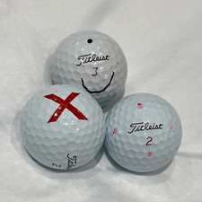 24 Titleist Pro V1x Golf Balls – Very Good Used Condition – Player Marks
