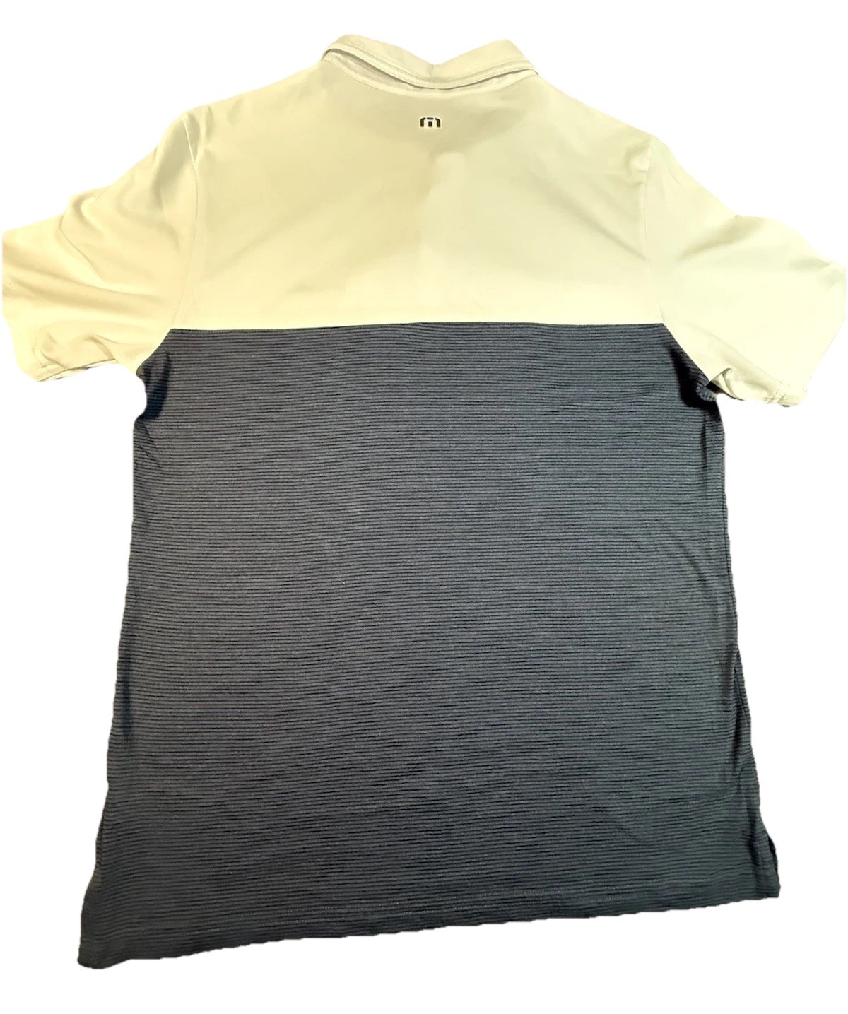 Travis Mathew Mens Polo Medium Solid & Striped Go… - image 5