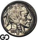 1936 Buffalo Nickel, Nice Gem