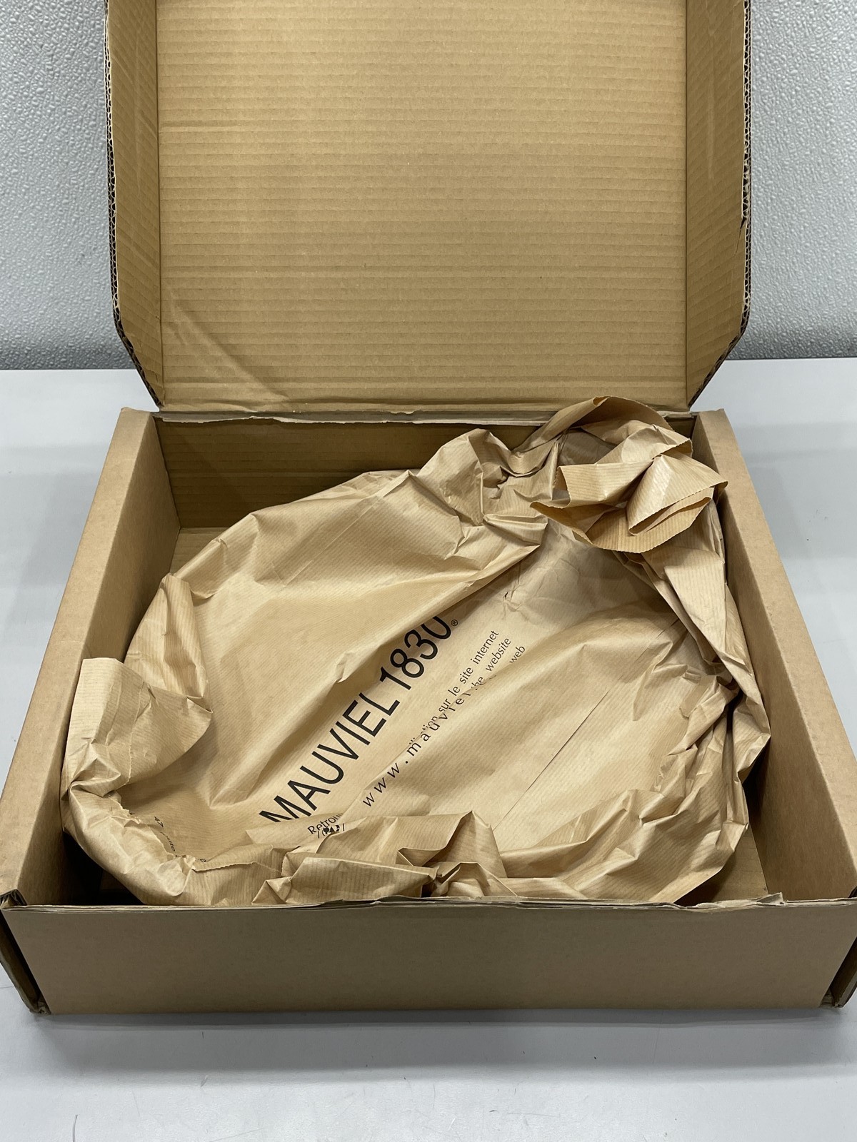 Mauviel M'Elite Hammered 5-Ply Paella Pan Stainless Steel Silver 13.8"