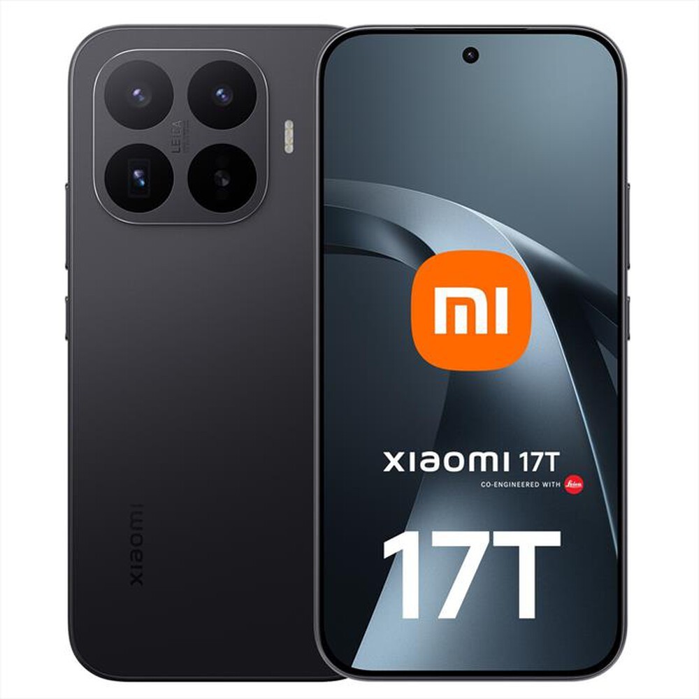 Xiaomi 17T 5G 512GB 12GB RAM Dual SIM Nero Black — Nuovo