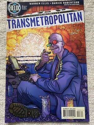 TRANSMETROPOLITAN #3 Warren Ellis DC Helix Comics 1997 VF/NM