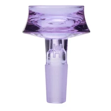 10mm Human Grade Cauldron Bowl Slide For Bongs Water Pipes Hookahs - Purple