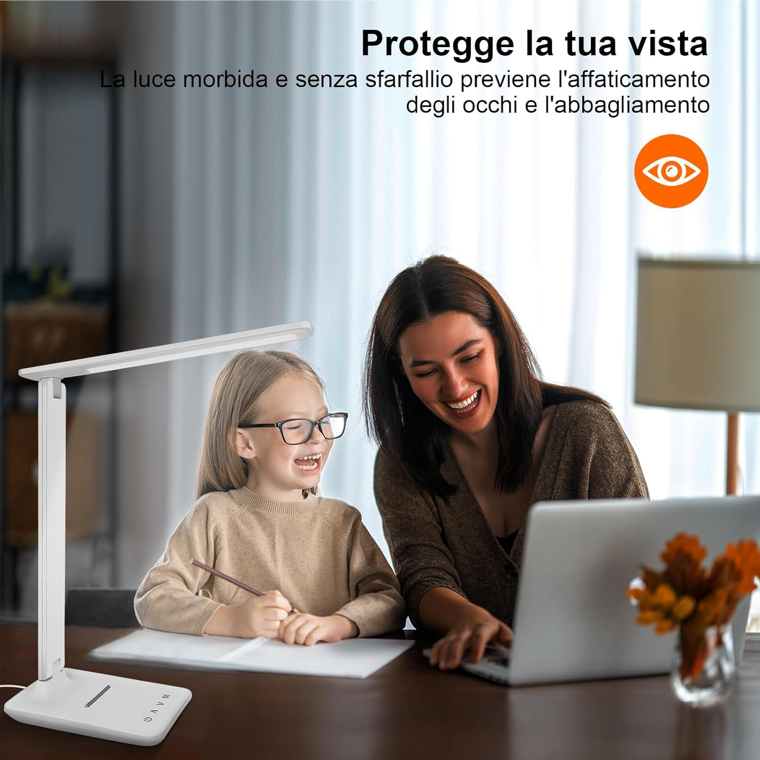 Lampada Lettura LED USB per Dormitorio e Camera | Dimmerabile e Portatile - 2