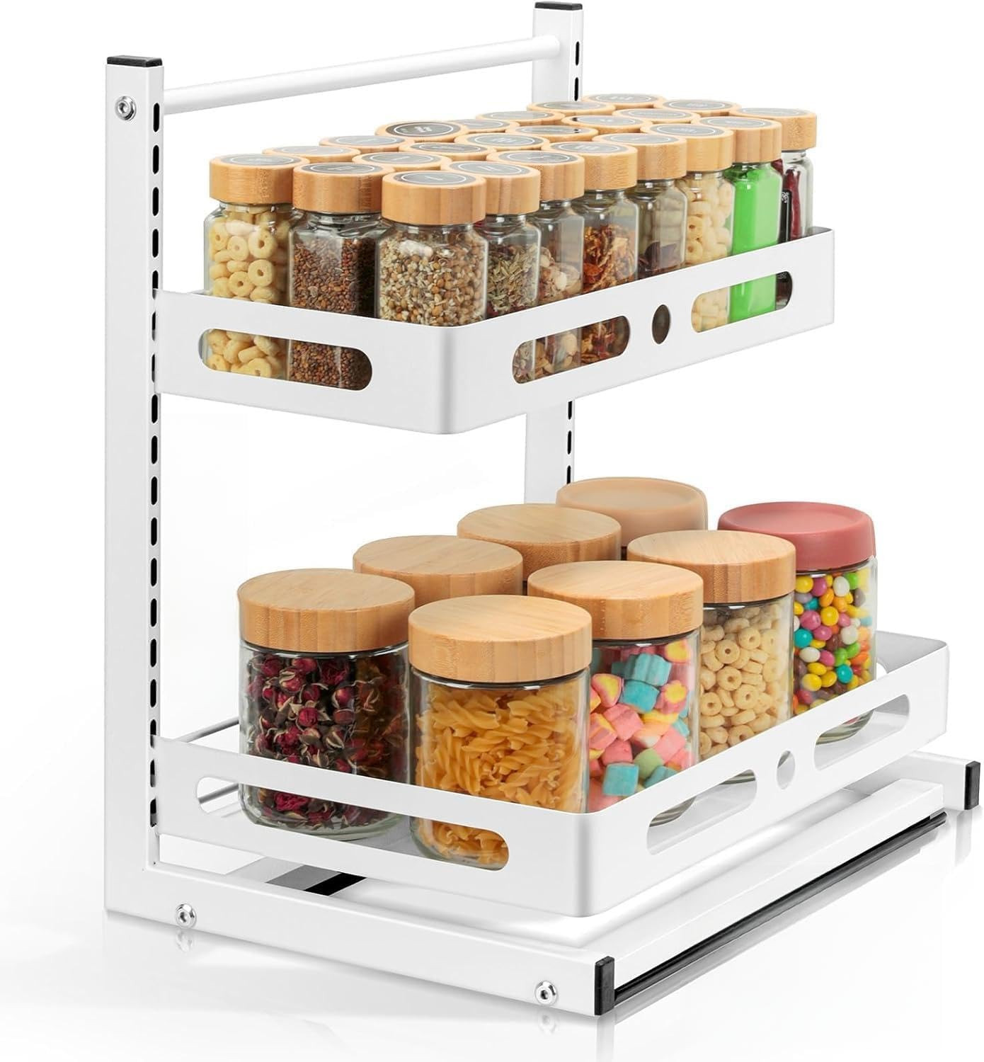 Organizzatore Cassetti Cucina 2 Livelli | Design Metallo Salvaspazio