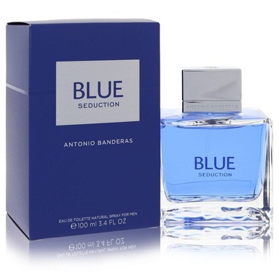 Blue Seduction EDT 3.4 oz Men Cologne by Antonio Banderas New Sealed