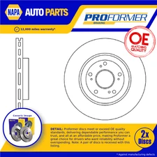 2x Brake Discs Pair Vented Front 300mm PBD8514 Proformer Set 45251SMTE00