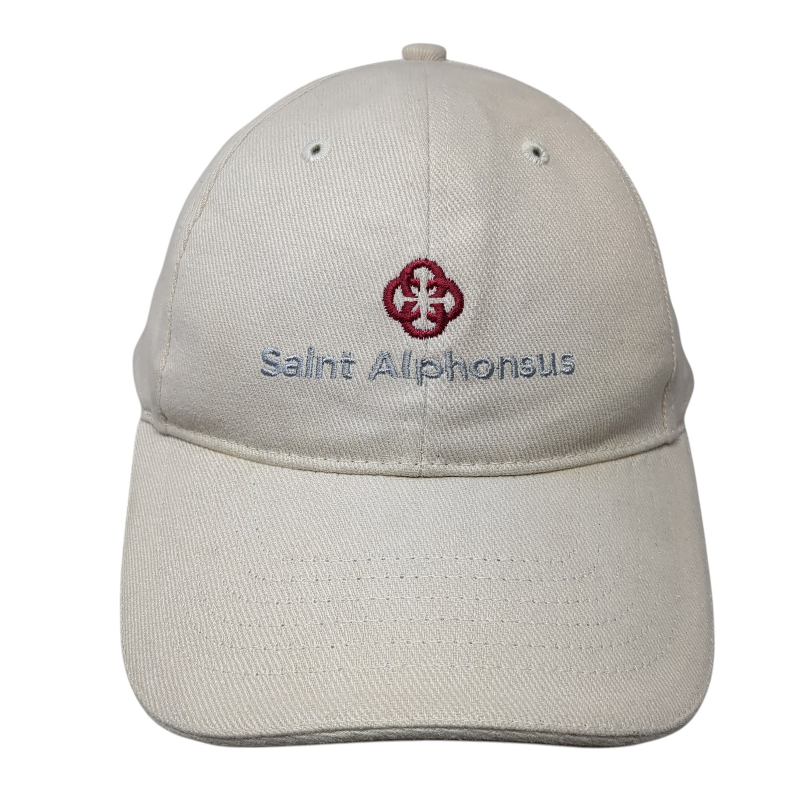 Saint Alphonsus Strapback Baseball Cap Beige One … - image 1