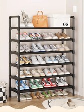 Metal Shoe Rack Storage Organizer Shelf Entry...