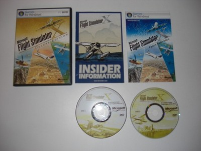 Microsoft FLIGHT SIMULATOR X DELUXE Edition Basisspiel PC DVD ROM FSX X