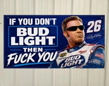 If you don't drink Bud cerveza ligera Ricky Bobby Banner tienda de cuevas whisky divertido