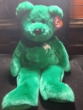 TY Beanie Buddy, "Erin" the Irish bear.1996,NWT
