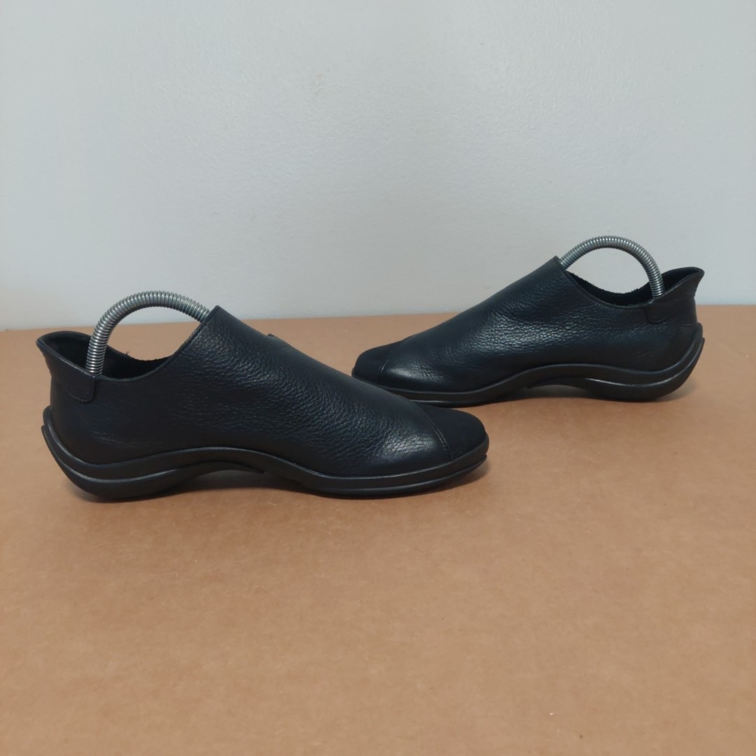 Arche Women’s Lace Up Sneakers Shoes Made in France Suede Leather Black SIZE  6