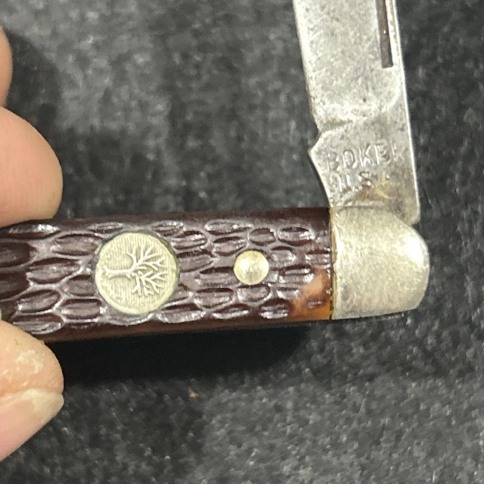 Blanco de dos hojas Boker, Estados Unidos con escudo de árbol número 8288 Foto 3 de 4