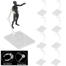 1/4/8/10Pc Adjustable Action Figure Display Holder Base Doll Model Support Stand