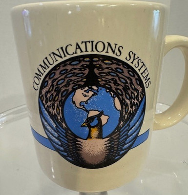 LORAL Coffee Cup 10 oz Western Development Labs Communications Systems Free Ship