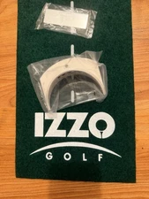 NEW Izzo Golf 8” x 8" Practice Putting Mat With Mirror & Movable Cup
