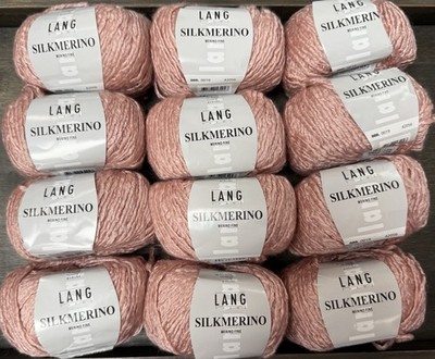 Lang Yarns Wolle Silkmerino 600 g Wollpaket