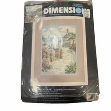 Dimensions Coastal Beach Seaside Counted Cross Stitch Kit