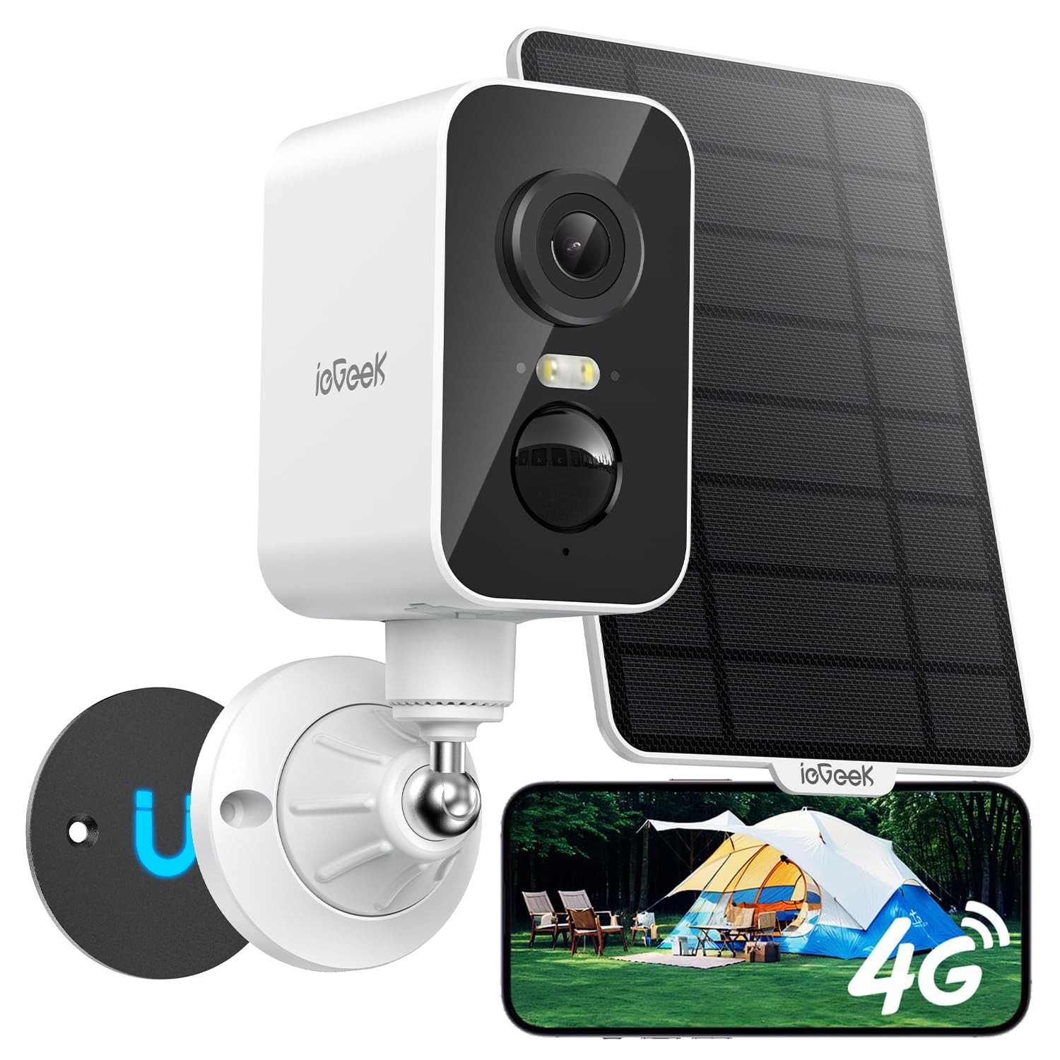 ieGeek 4G Interno/Esterno: La Telecamera Magnetica 2K per la tua Casa