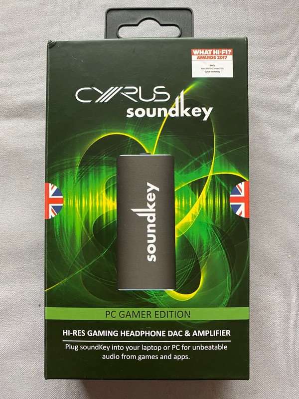 Cyrus Soundkey Portable Headphone DAC - What HiFi 2020 Award Winner -