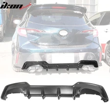 Fits 19-22 Toyota Corolla E210 Hatchback 5Dr T Style Rear Bumper Lip Diffuser