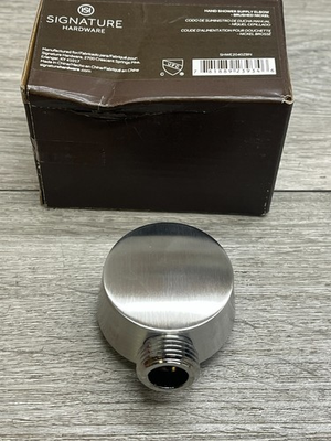 #ad Signature Hardware Custom Showering Round Water Supply Elbow SHWE2040ZBN $29.99