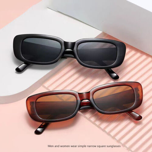 Small Rectangle Sunglasses Women Oval Vintage Brand Designer Square Sun Glas _cn - Afbeelding 1 van 24