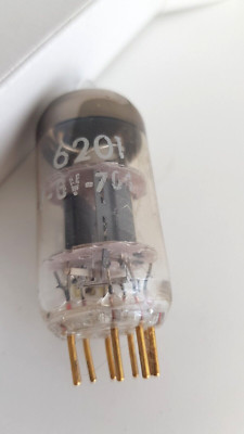Valvo 6201/12AT7WA (NOS) tube-Gold Pins- Df6 Bottom Code/ BWB printed- TU001217