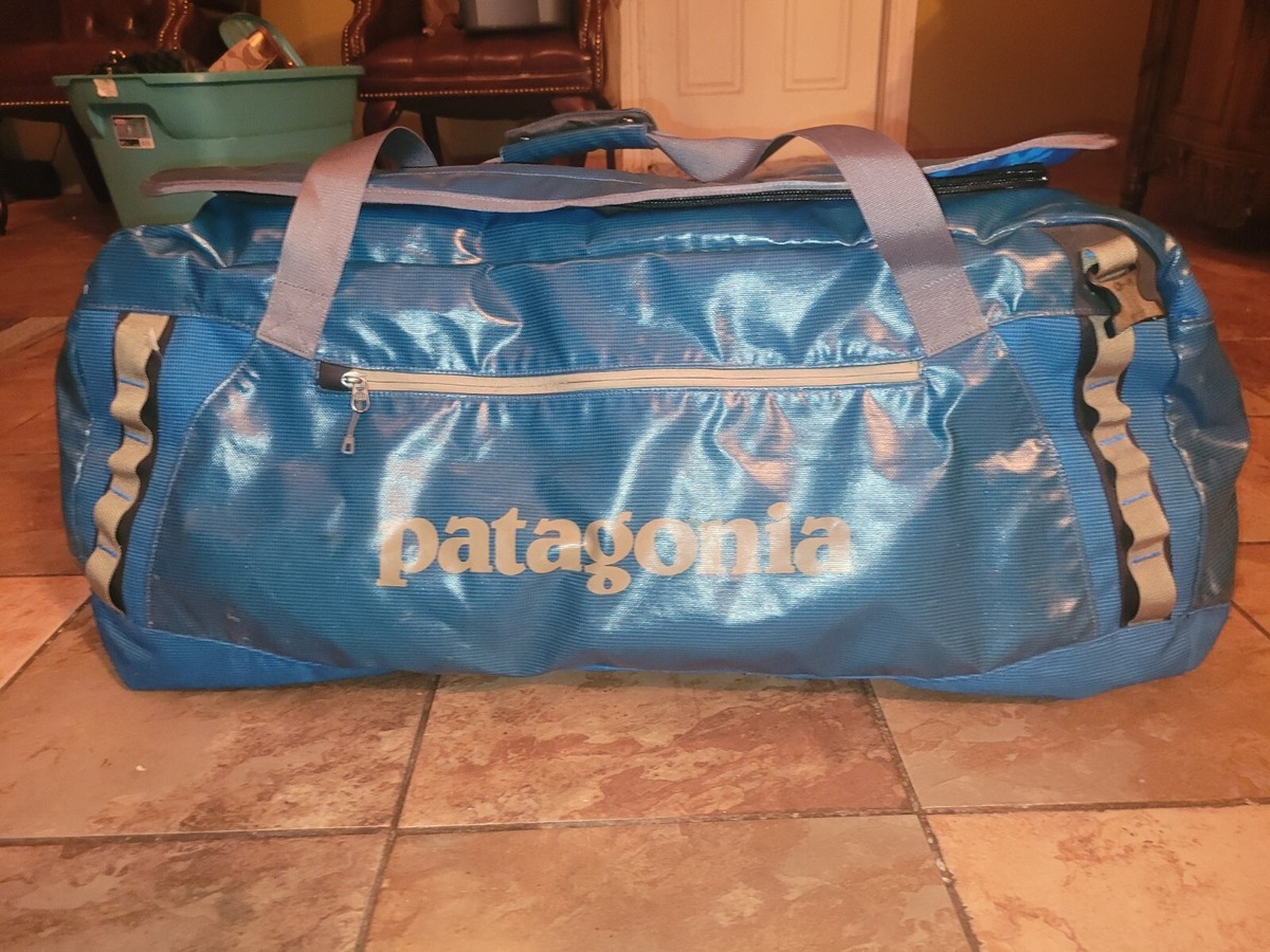 PATAGONIA BLACK HOLE DUFFLE BAG 90L BLUE BACKPACK TRAVEL BAG | eBay