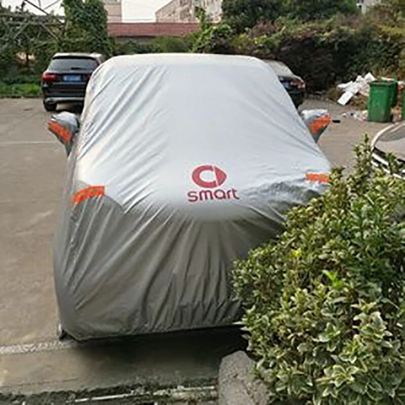 Cubierta de coche a prueba de polvo impermeable resistente al sol UV para Smart Fortwo Forfour 451 453 Foto 4 de 4