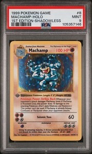 Machamp 1999 Pokemon Game #8 1st Edition Holo (Shadowless) Price Guide ...