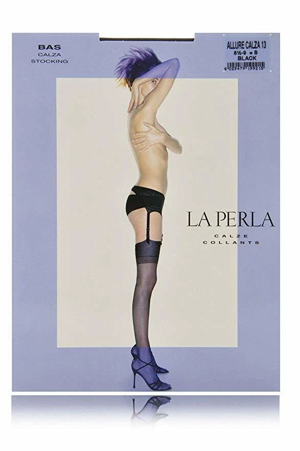 Collants La Perla 15 Deniers - Taille 1=S - Modèle Allure 15 - Noir - Neuf Avec étiquettes