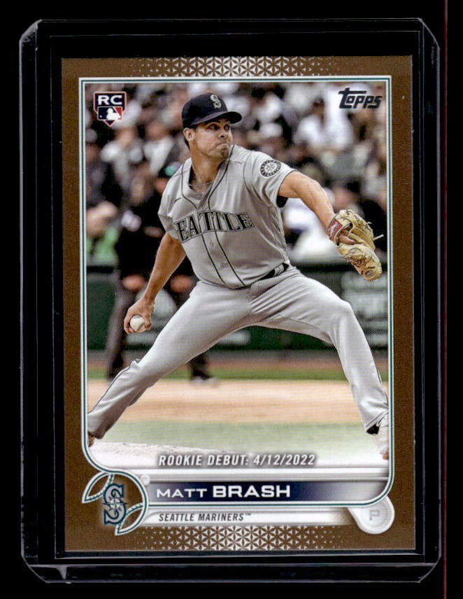 2022 Topps Update Matt Brash Gold #US274