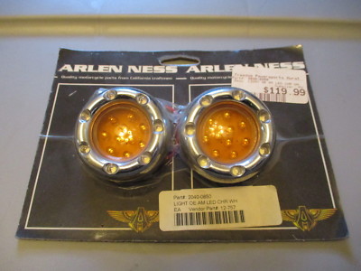 NOS Arlen Ness Harley Led Lens Light fits Deuce Style Turn Signal