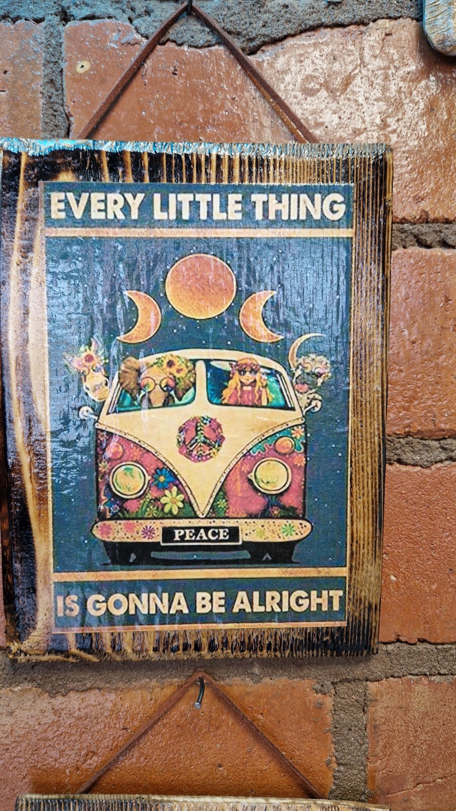 20 carteles retro vintage/decoración de pared de madera/carteles de citas positivas