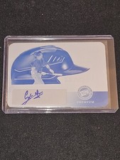 2024 Leaf Press Pass Premium Jaison Chourio Cyan Printing Plate Auto 1/1