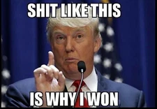 F212 DONALD TRUMP FUNNY MEME Fridge Magnet Decal Poster Metal Sign