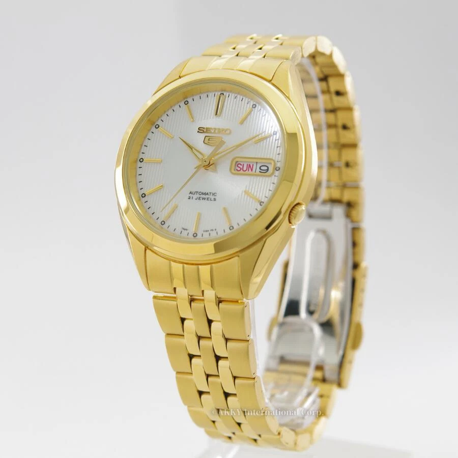SEIKO 5 SNKL26K1 Automatic Gold White Stainless steel Parallel