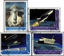 comores 625-628 oblitéré 1981 Space