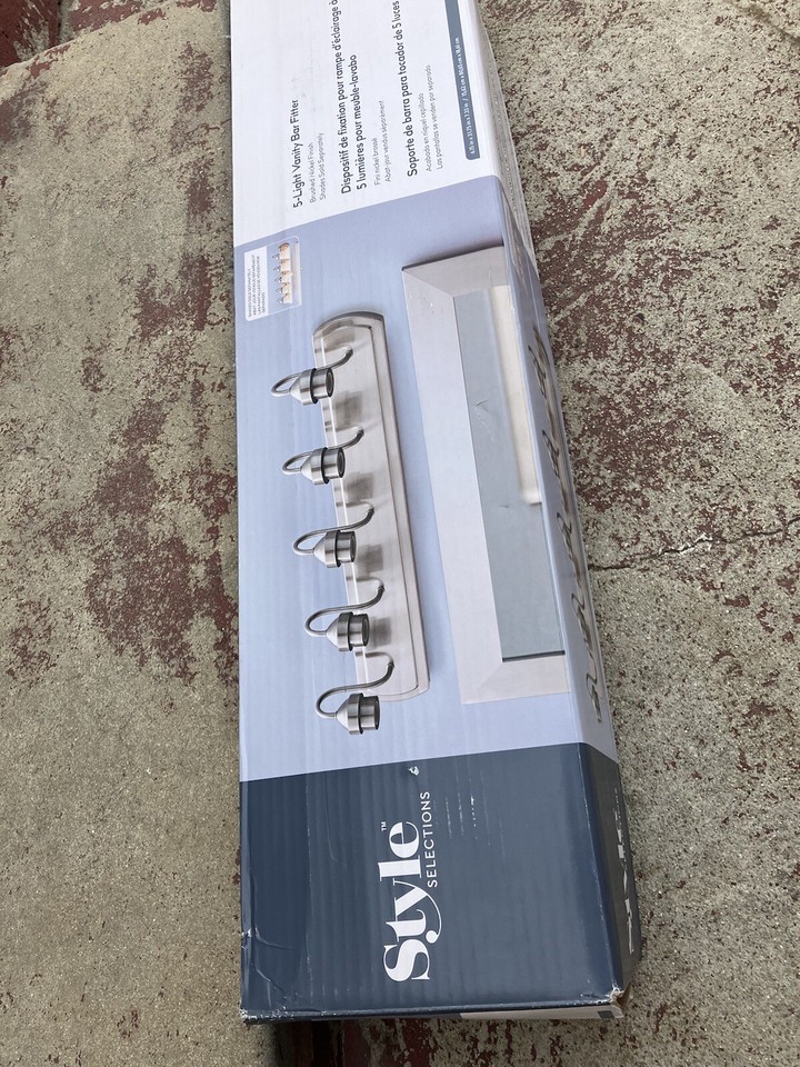 New Vanity Light Transitional Fitter Bar Style Selections 5 Light