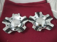 Viscera Wheels Chrome / Gloss Black Custom Wheel Center Cap #EMR0770-CAR-CAP (2)