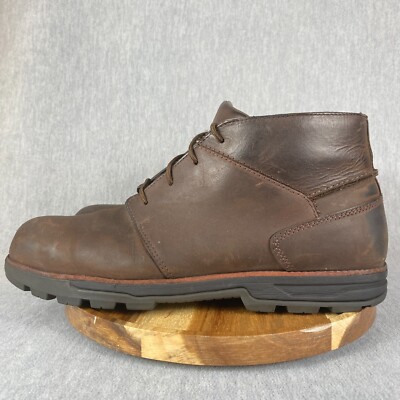 Red Wing Worx Zinc Chukka Boots Mens Size 14 Brown Steel Toe Slip