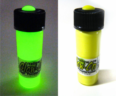 Glow-On GELB Leuchtfarbe für Gun Sights, Angelköder, 4,6 ml Fläschchen, hell