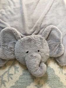 elephant plush play mat