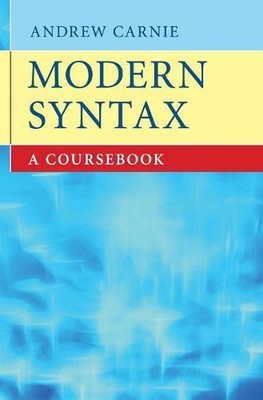 Modern Syntax: A Coursebook by Andrew Carnie (English) Hardcover Book