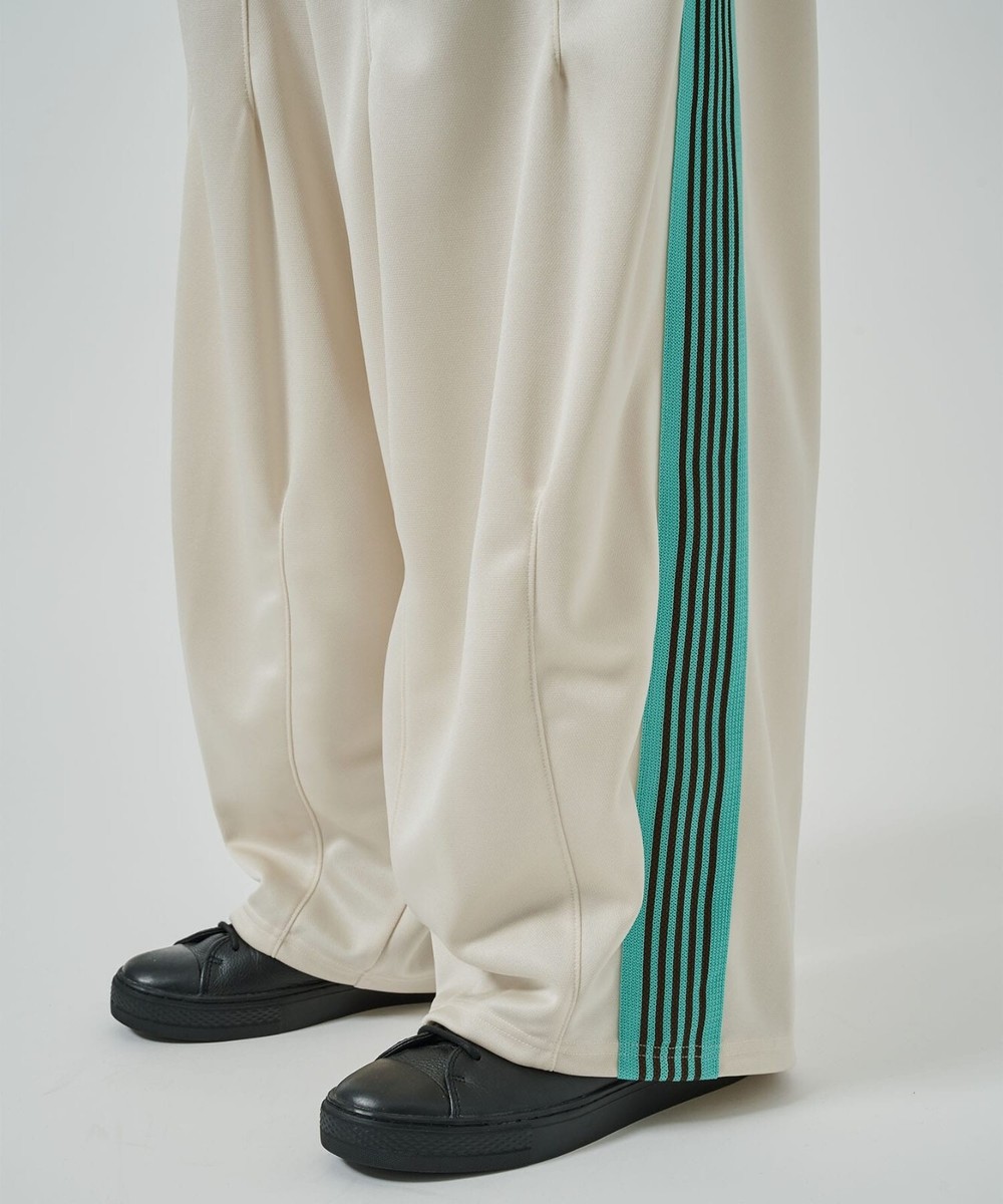 Needles ホワイトジャージ XS 別注Track Pant STRAIGHT(XS LIGHT GREY): Needles: WOMENS